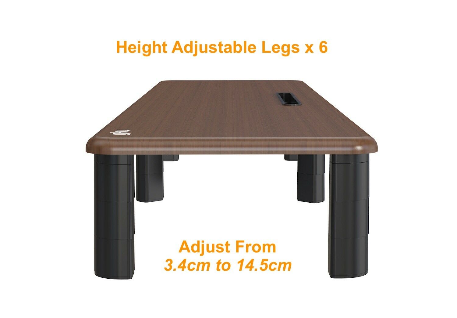 GKU Monitor Riser Stand Height Adjustable Extra Large Monitor Stand