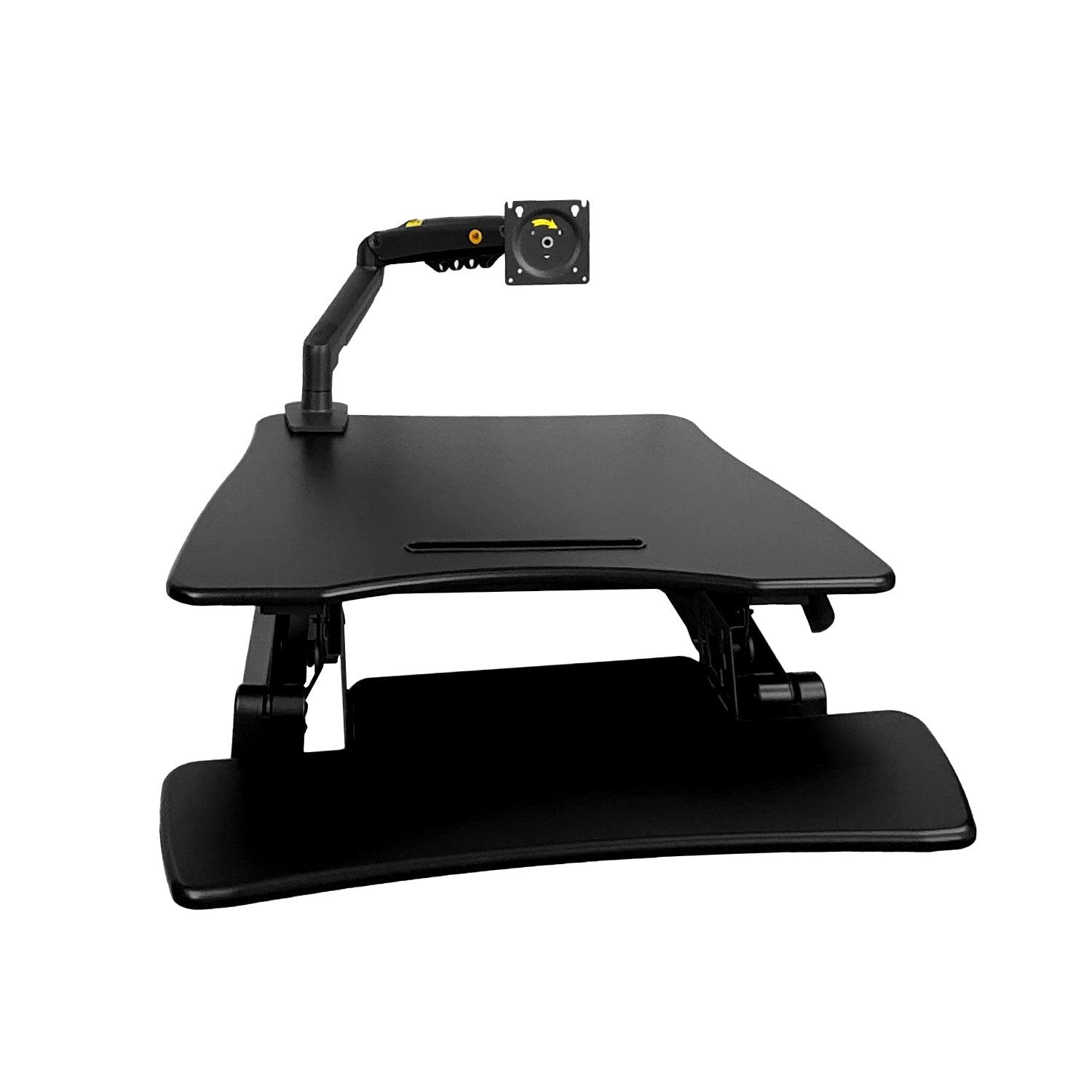 Sit Stand Desk Adjustable Riser Ergonomic Work Station 730x590mm GLD07S