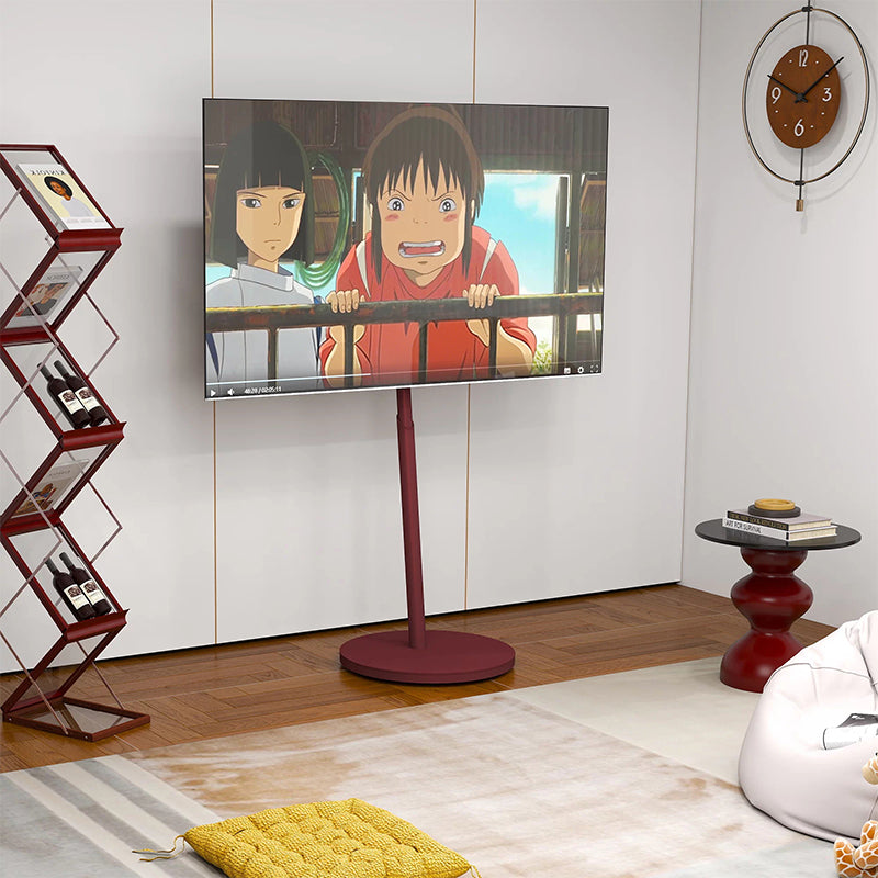 Torre di Pisa Artistic Rotating TV Floor Stand For 32-75" TVs Horizonal/Landscape