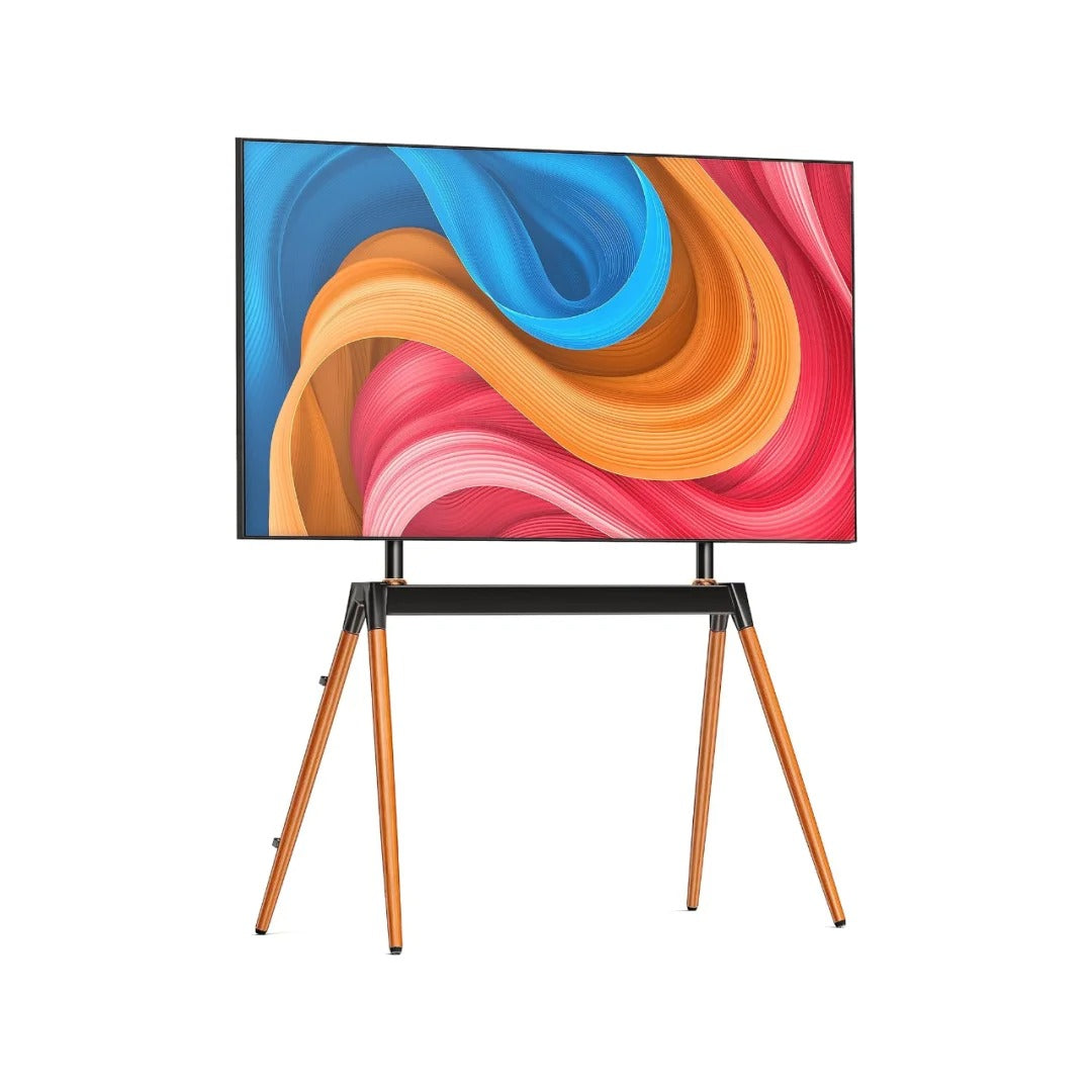 Felt style three-leg beech wood stand