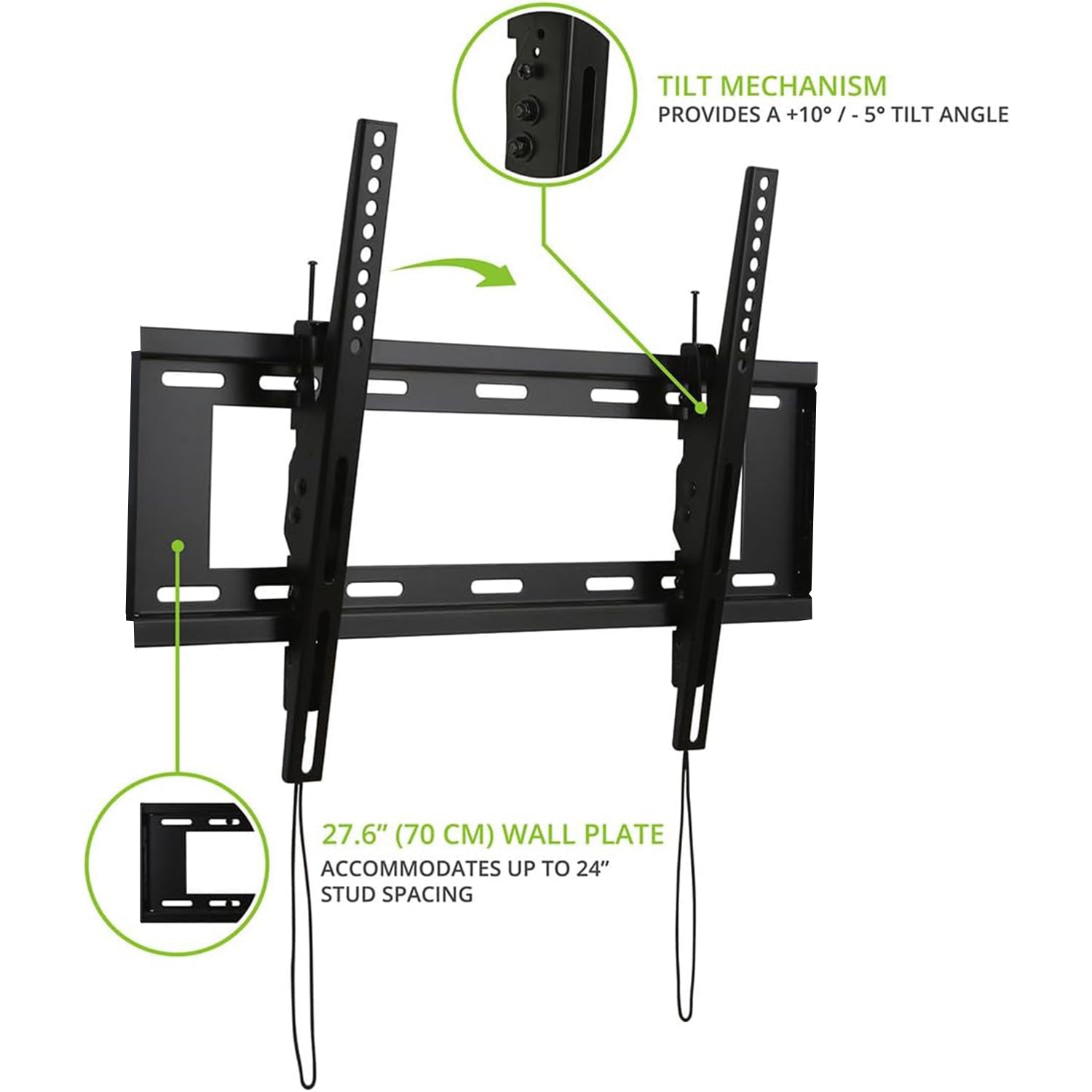 Tilting Fixed Wall Mount Heavy duty for screen 37"-90" T84