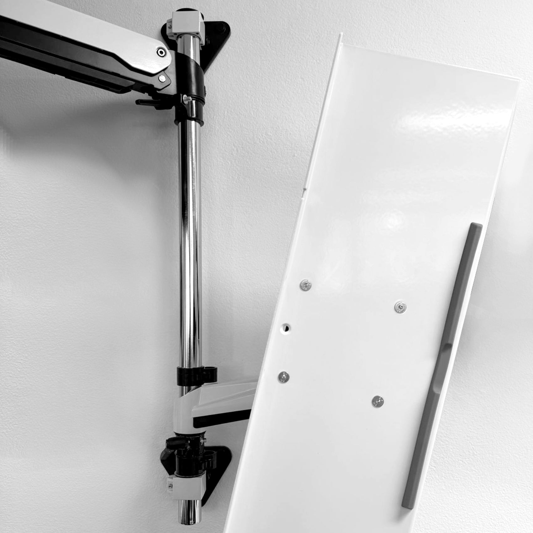 Heavy Duty Industrial Column Wall Mount for Monitor and Keyboard Tray FE210