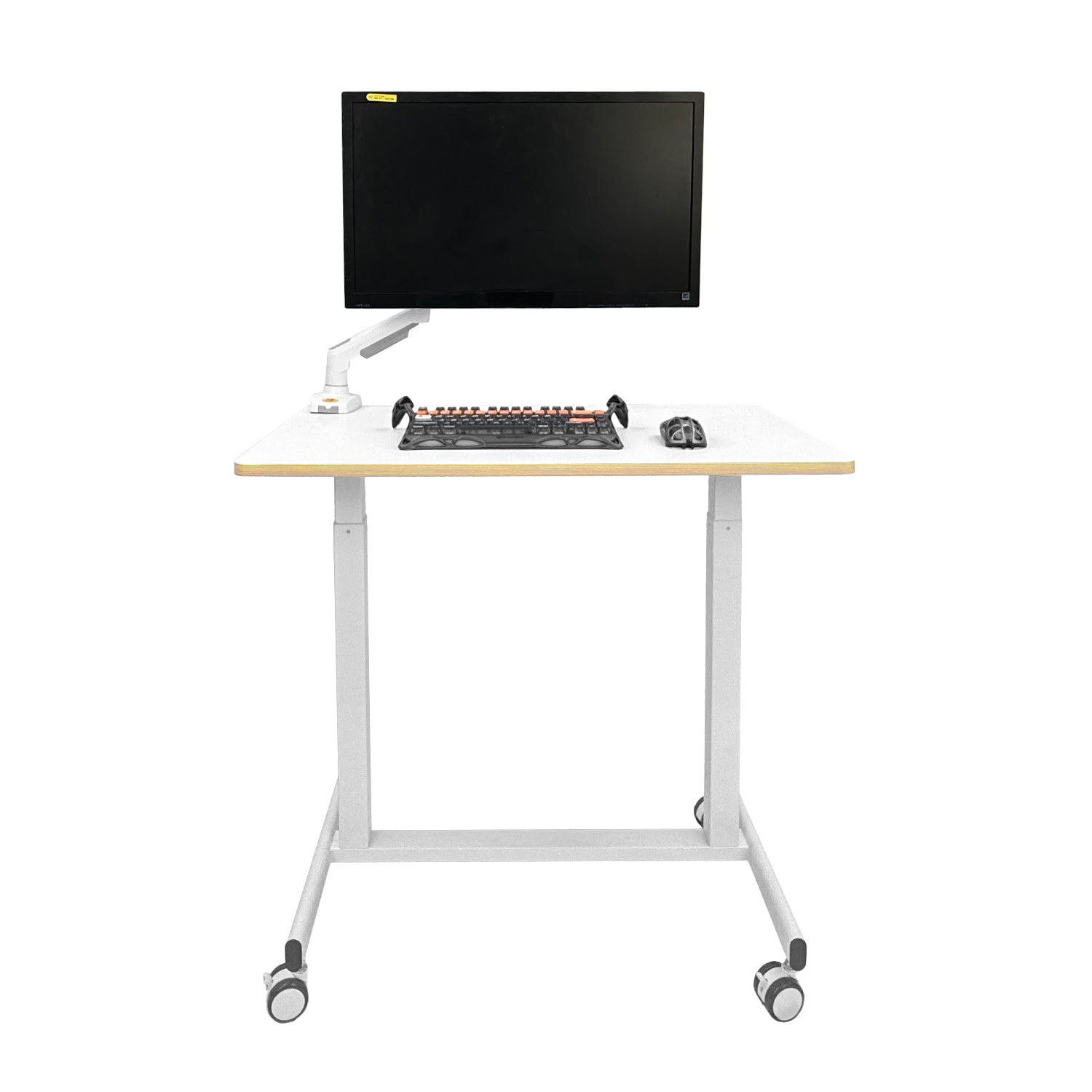 ONLINE Mobile WHEELY Sit Stand Desk Work Station 880X500MM FC101ww