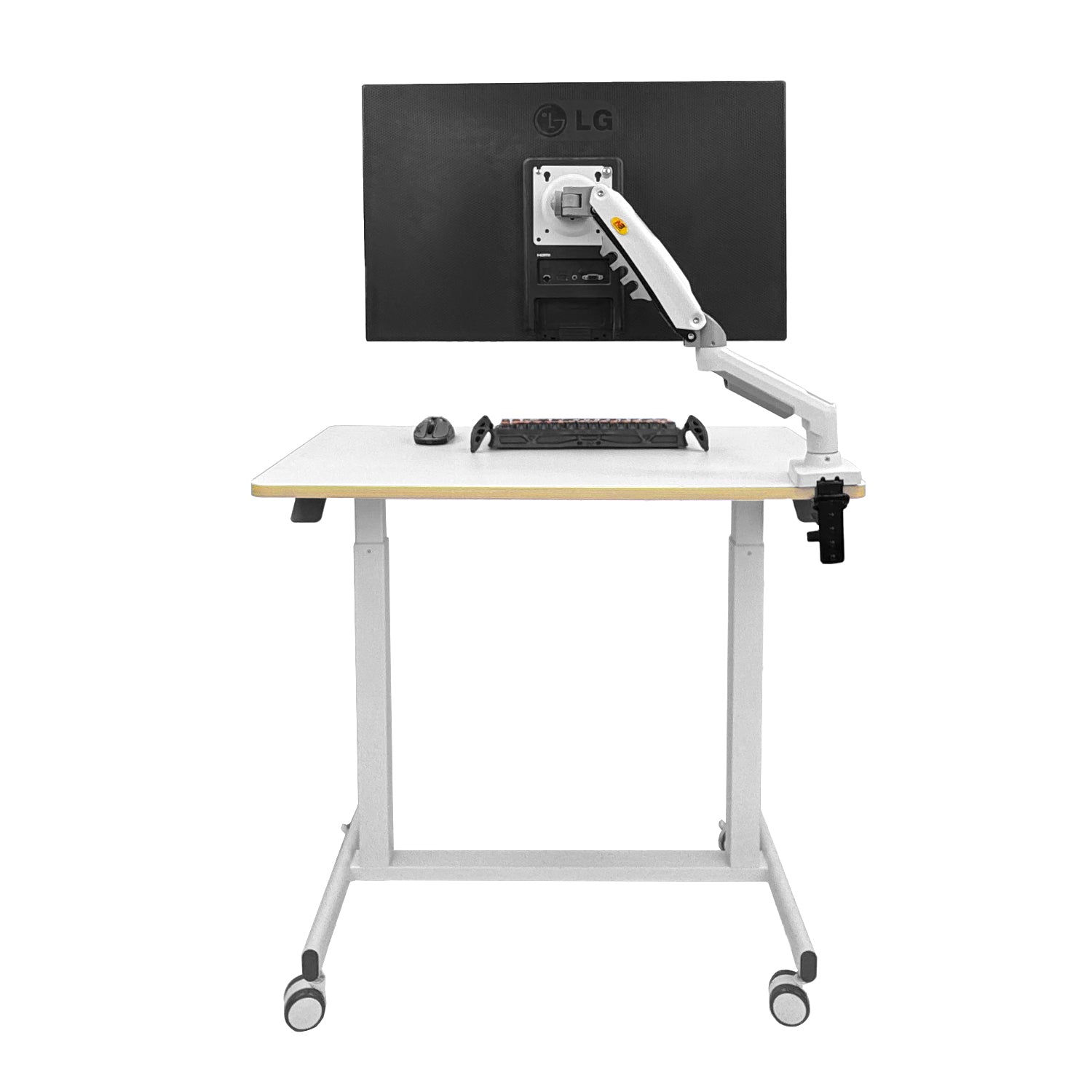 ONLINE Mobile WHEELY Sit Stand Desk Work Station 880X500MM FC101ww
