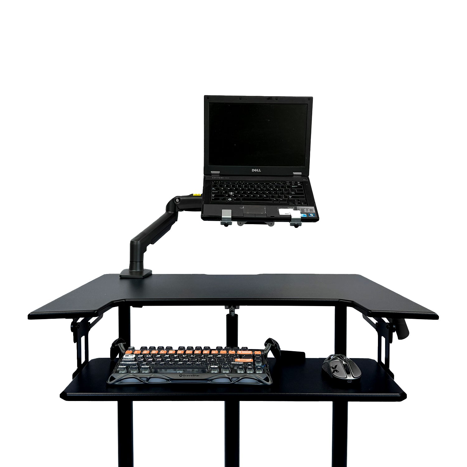 ONLINE Mobile WHEELY Sit Stand Desk Work Station 899X564MM FDS301