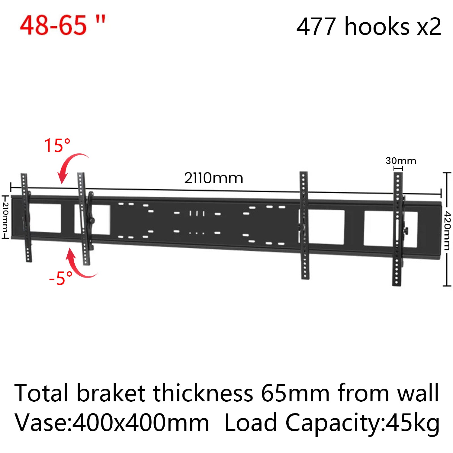 Multiple Tv Monitor Wall Mount Menu Board