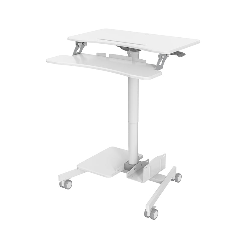 Mobile WHEELY Sit Stand Desk Work Station 710mm FDS108