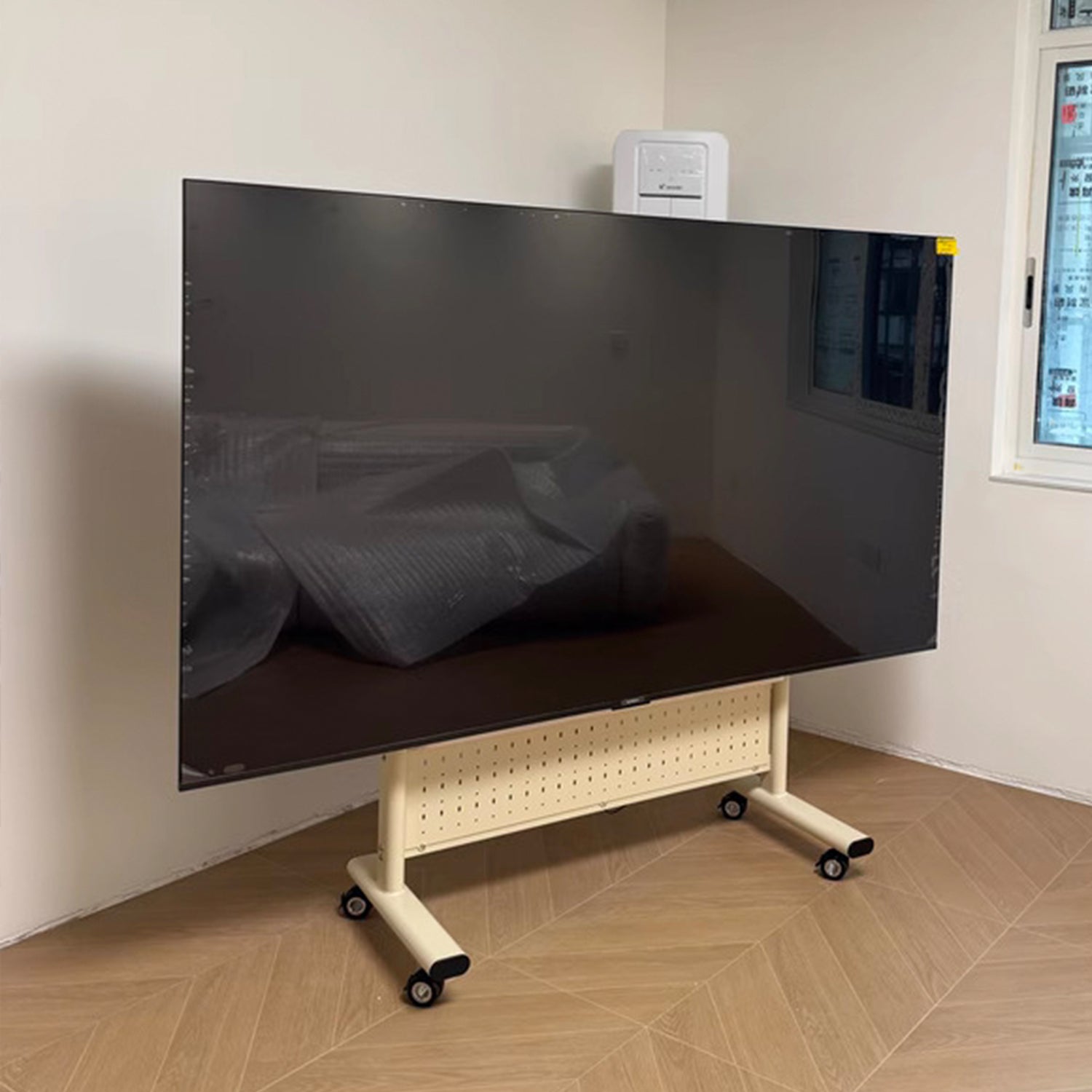 Tv trolley stand with shelf 32-90 inch