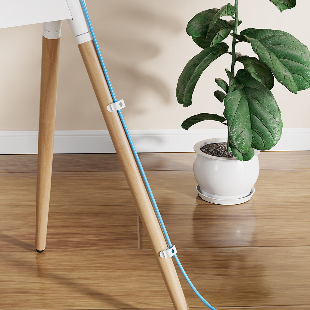 Aura Pro Mobile TV Felt style FOUR-leg beech wood stand Mount Bracket 55-86 inch