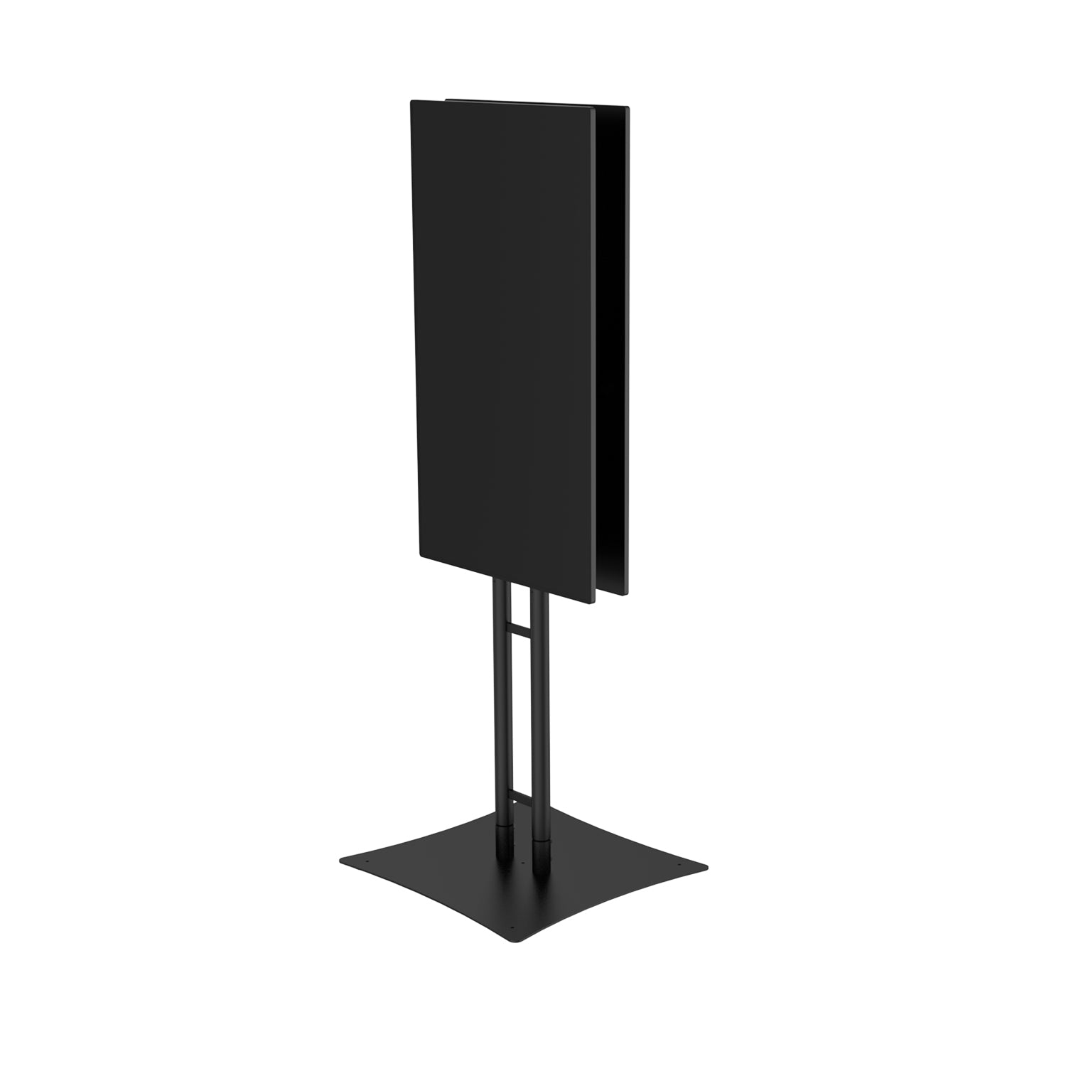 Vertical Back to Back Dual tv Dispaly Plasma Floor Stand Sturdy Metal Base FS400D