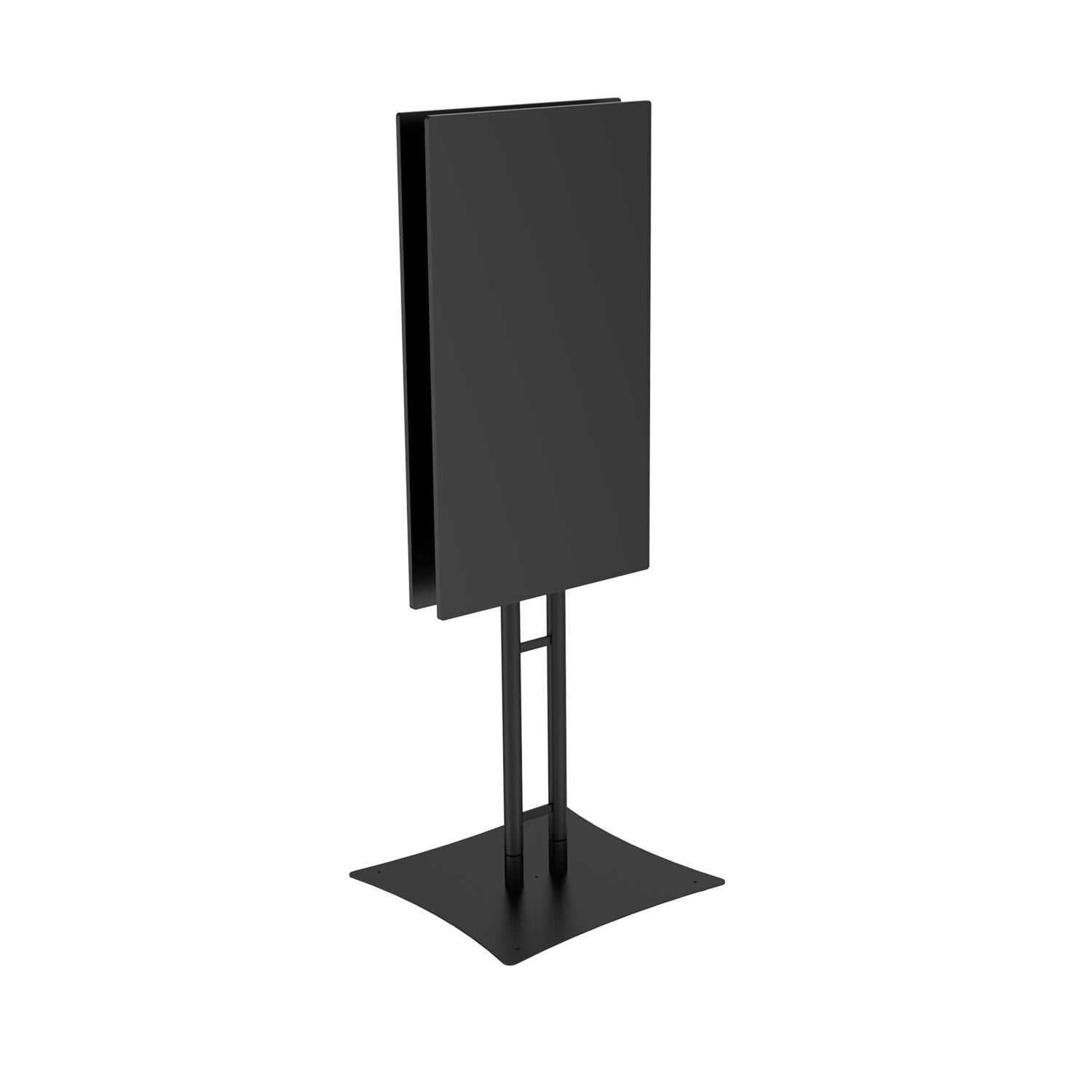 Vertical Back to Back Dual tv Dispaly Plasma Floor Stand Sturdy Metal Base FS400D