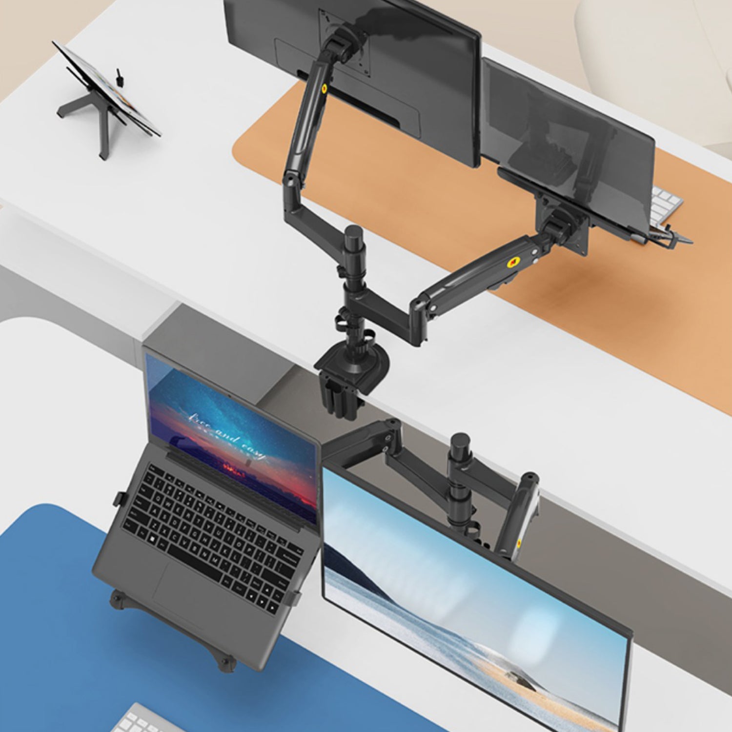 Adjustable Mount For Monitor and Laptop