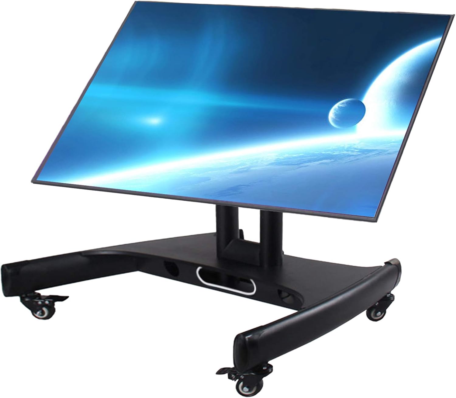 Steel TV Mobile Cart Reduced Height Tilting mobile Touch Screen Stand - MC50