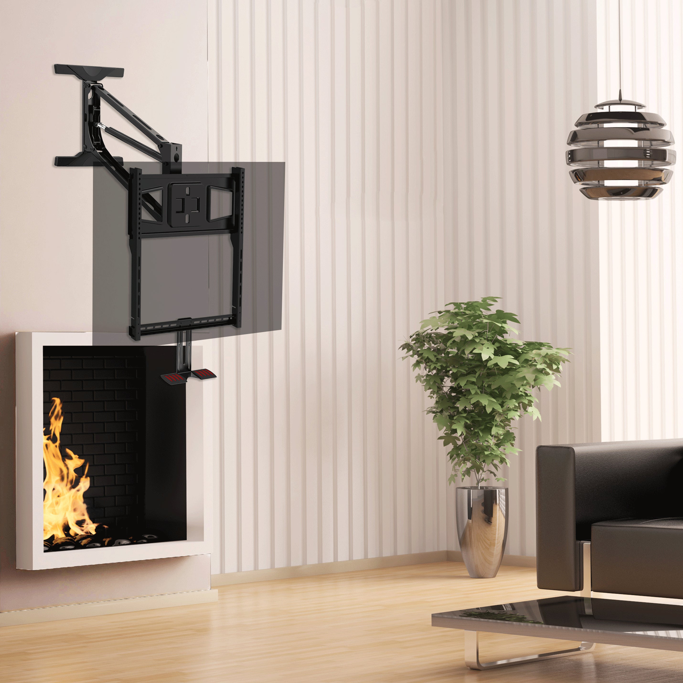 Fireplace tv wall mount 32-65inch