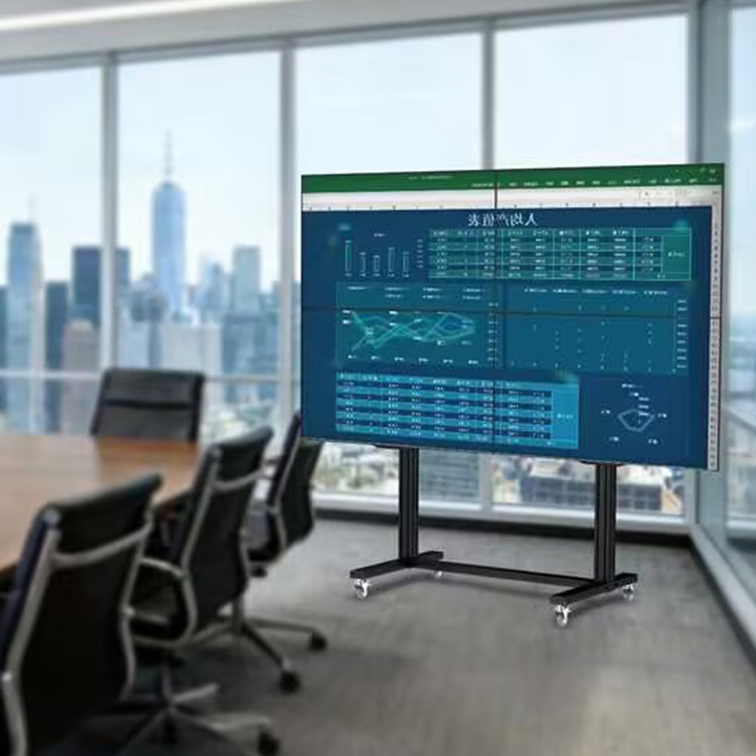 Multiple TV Lcd Video Floor Stand ML-02M