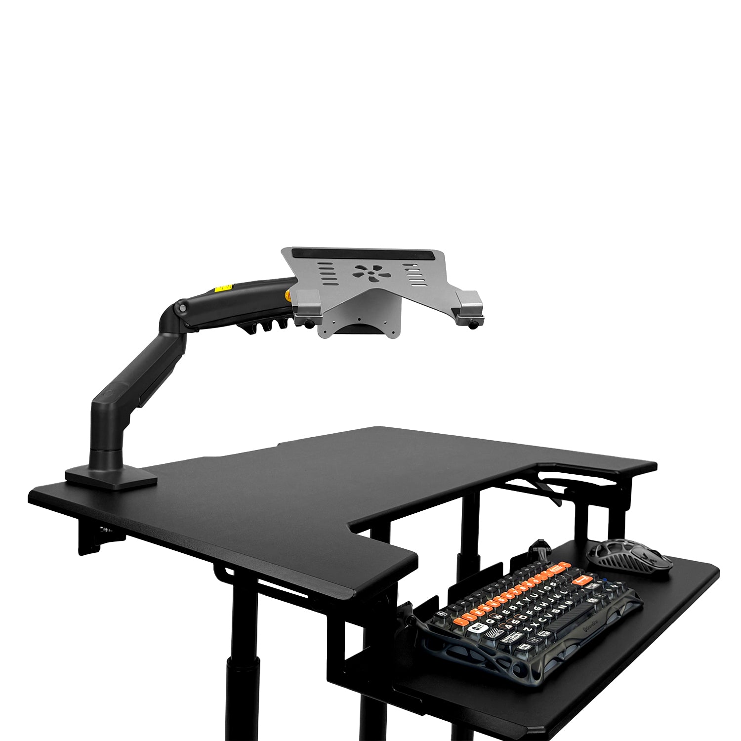 ONLINE Mobile WHEELY Sit Stand Desk Work Station 899X564MM FDS301