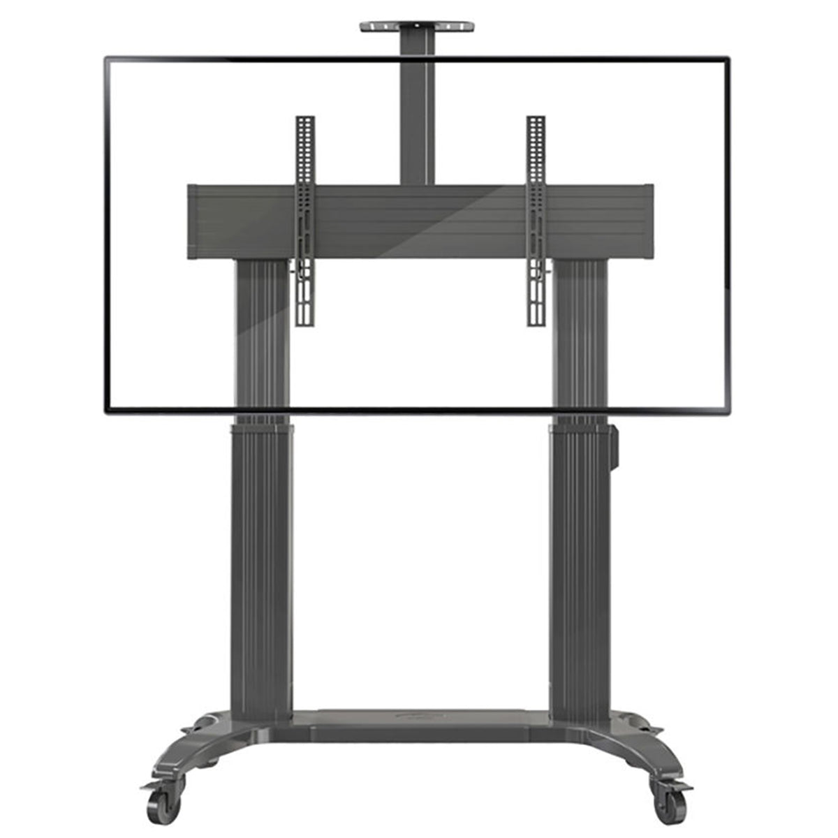 NB Motorized Height Adjustable Mobile TV Stand on Wheels, Fits 75-110 inch Large Screen TW100
