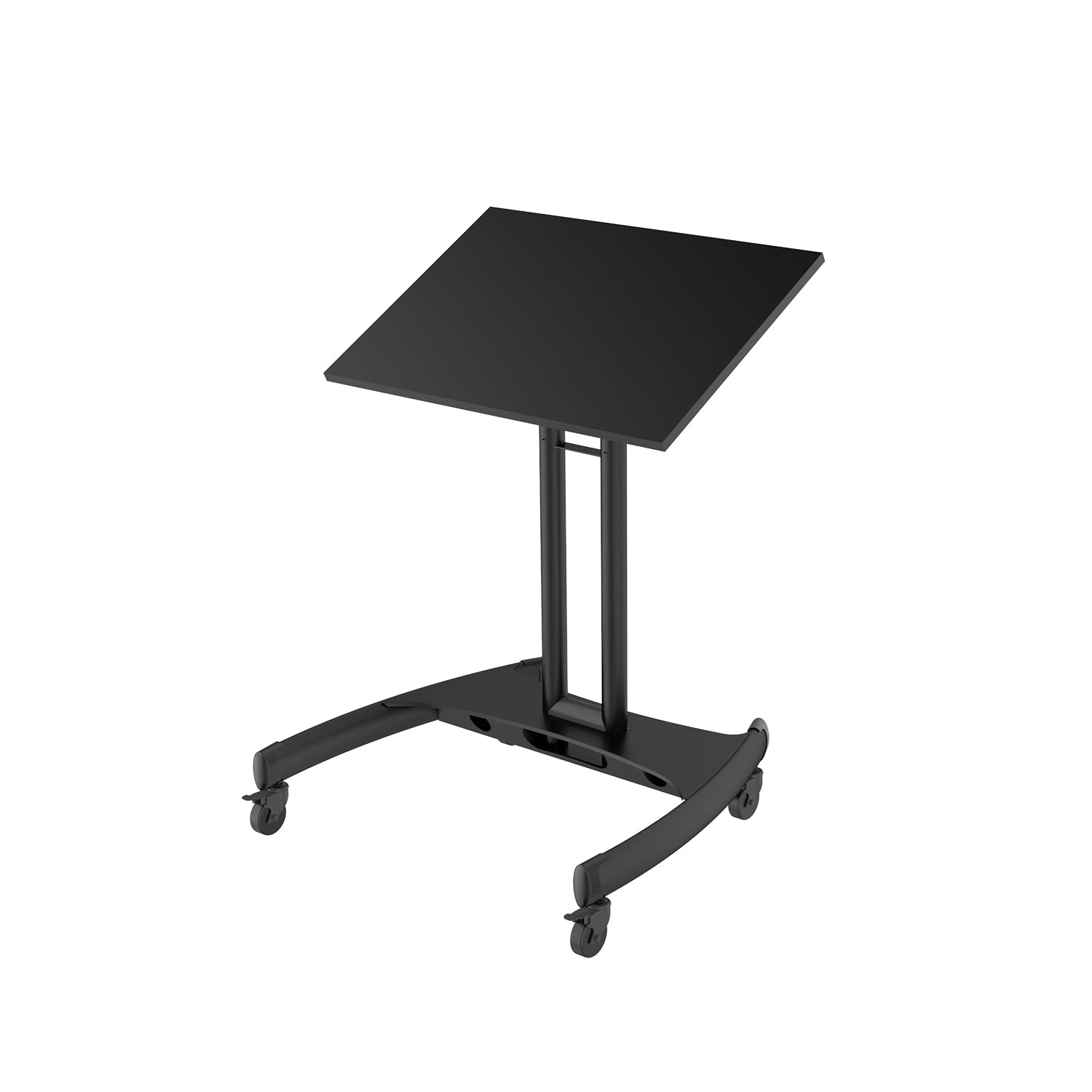 Tv Touch Screen Mobile Cart Tilt Interactive Kiosk mc60