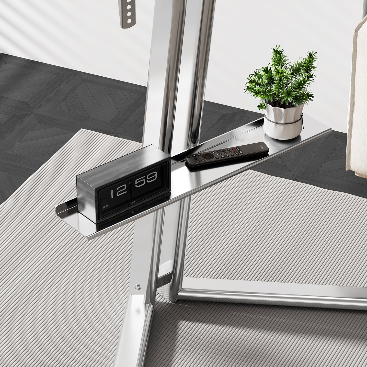 Pinnacle TV Art Mobile Stand Cart Mount Bracket stainless steel 32 to 65 inch