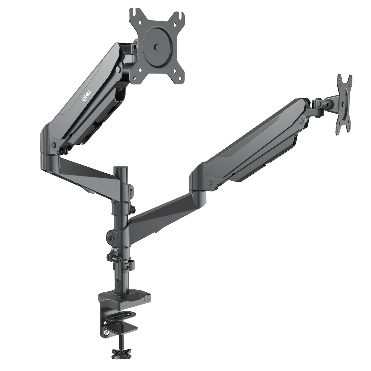 gku™ PRO-Riser V2 Dual LCD Monitor Desk Mount