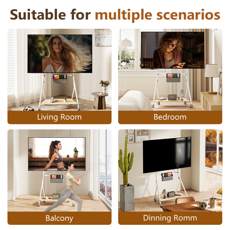 SteelRoll Mobile Tv Trolley Stand AGT80