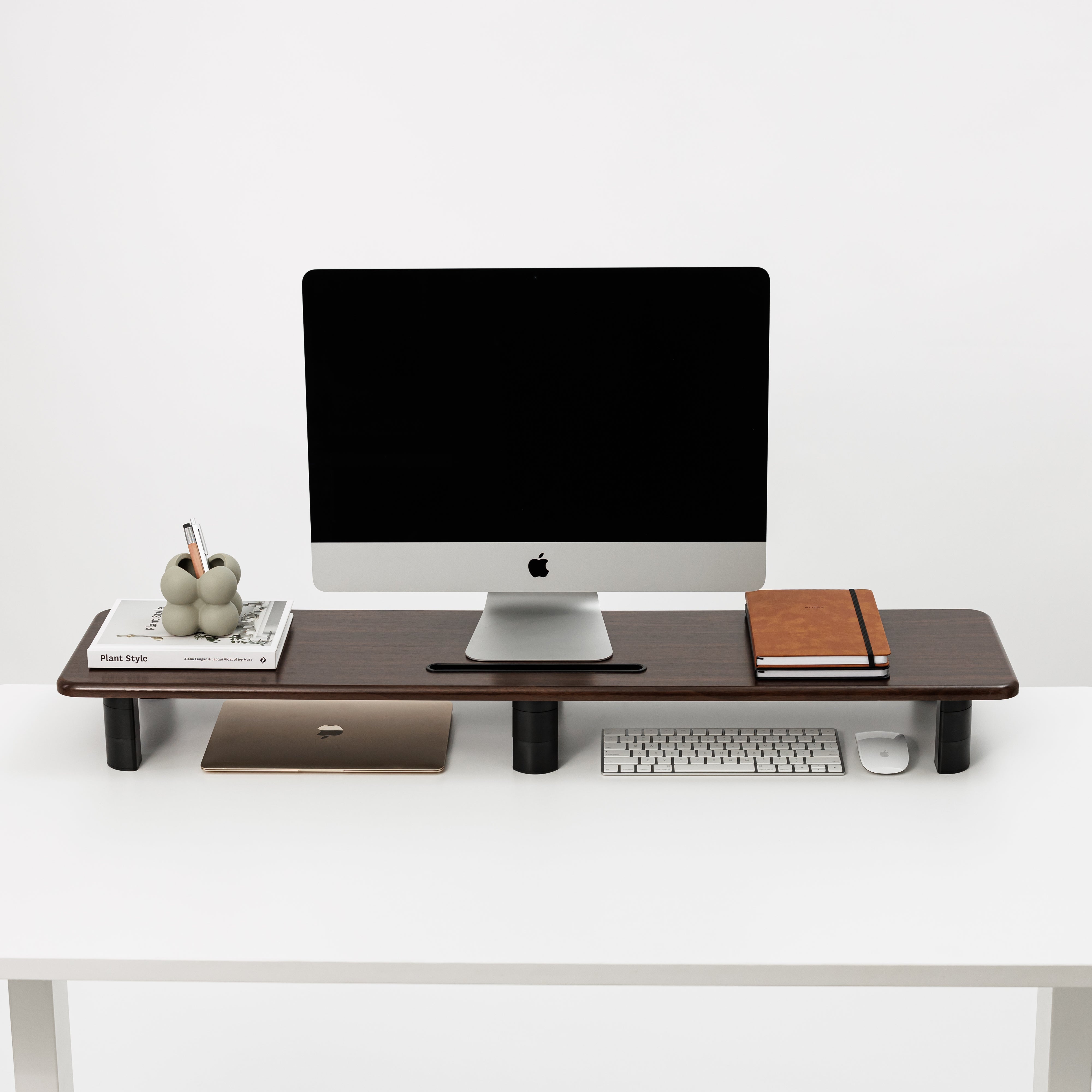 GKU Monitor Riser Stand Height Adjustable Extra Large Monitor Stand