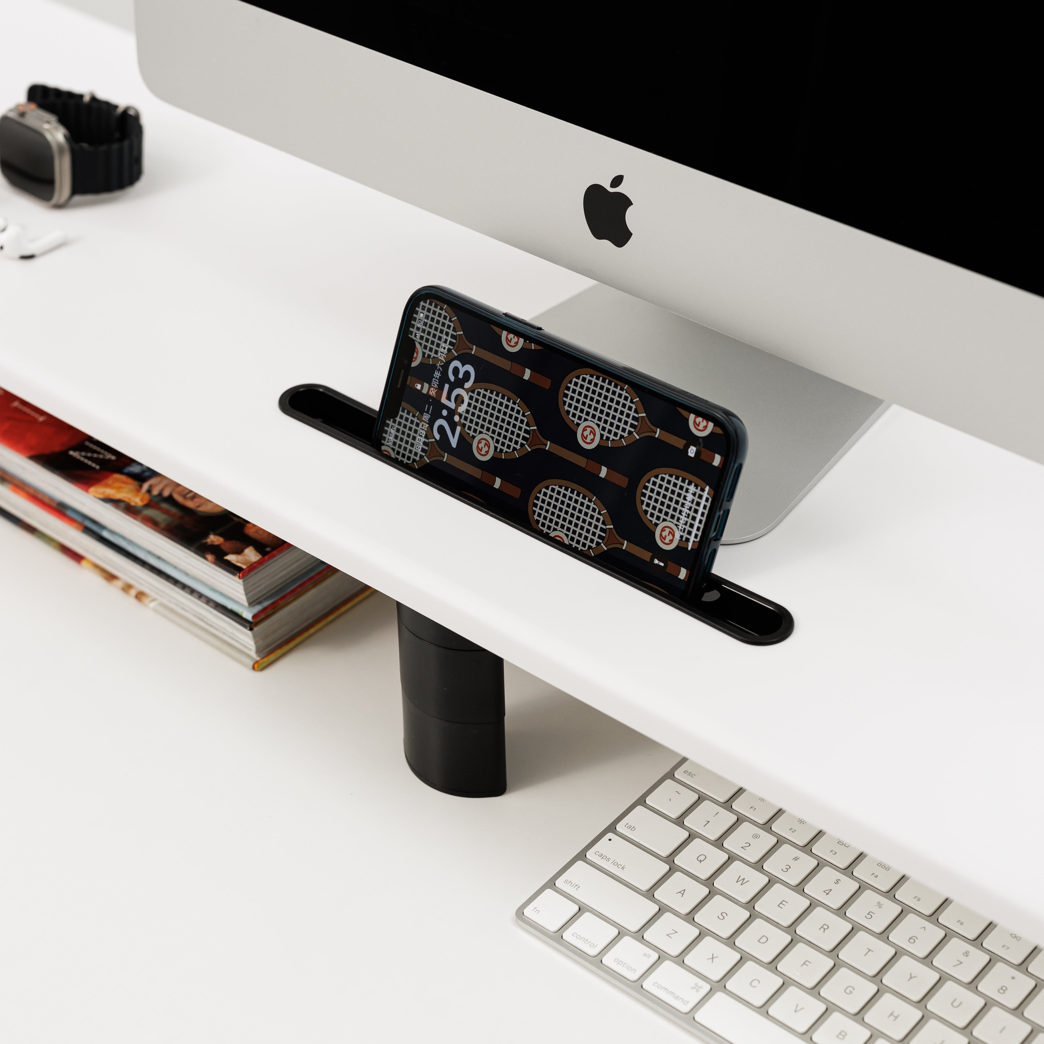 GKU Monitor Riser Stand Height Adjustable Extra Large Monitor Stand