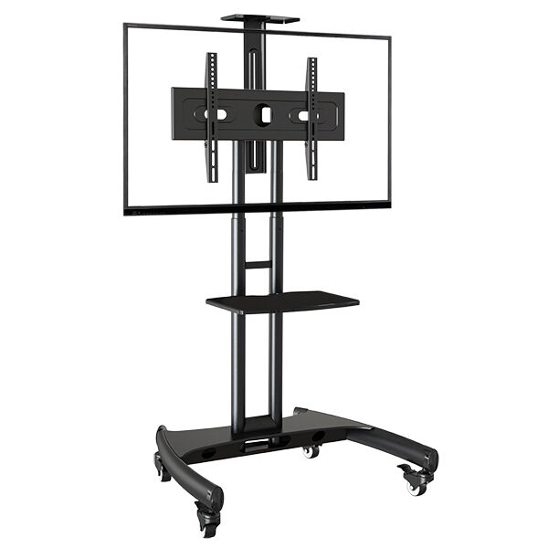 Steel TV Mobile Cart: AVA1500-60-1P Black