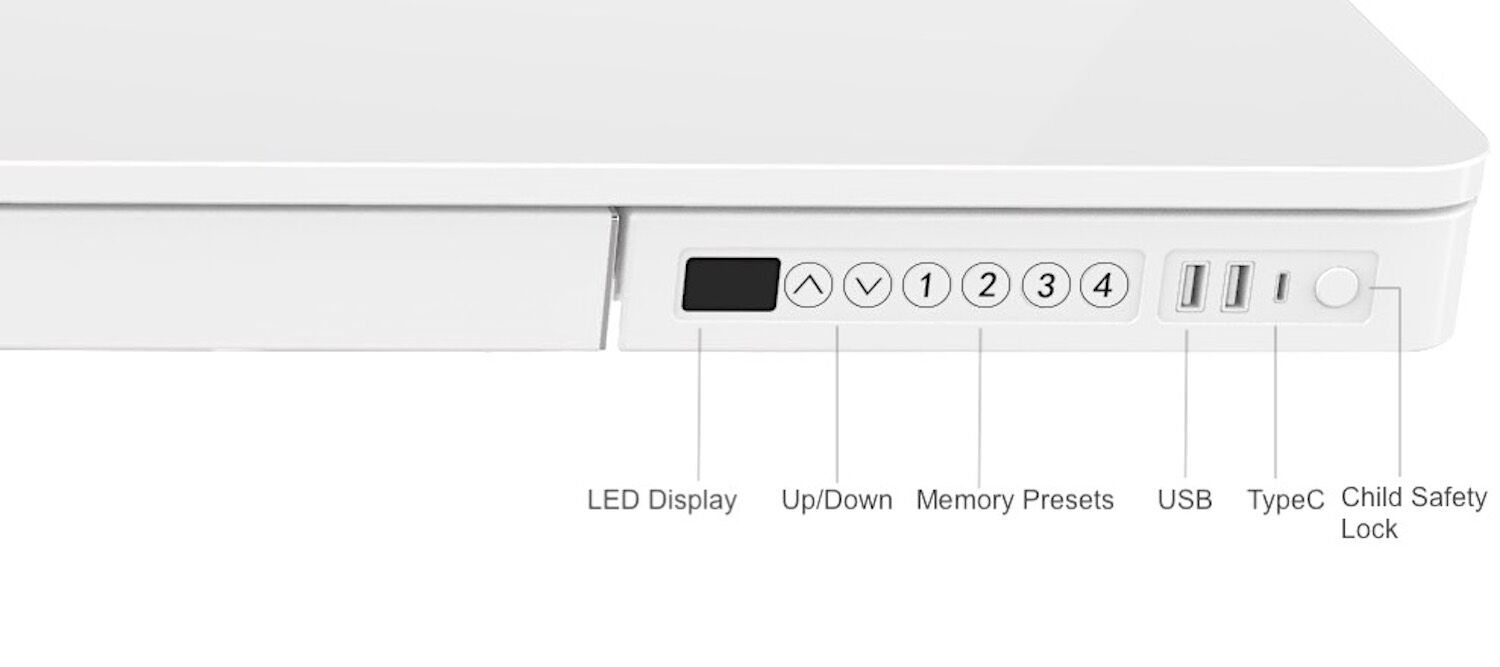 Standing Desk with drawer - GKU All in 1