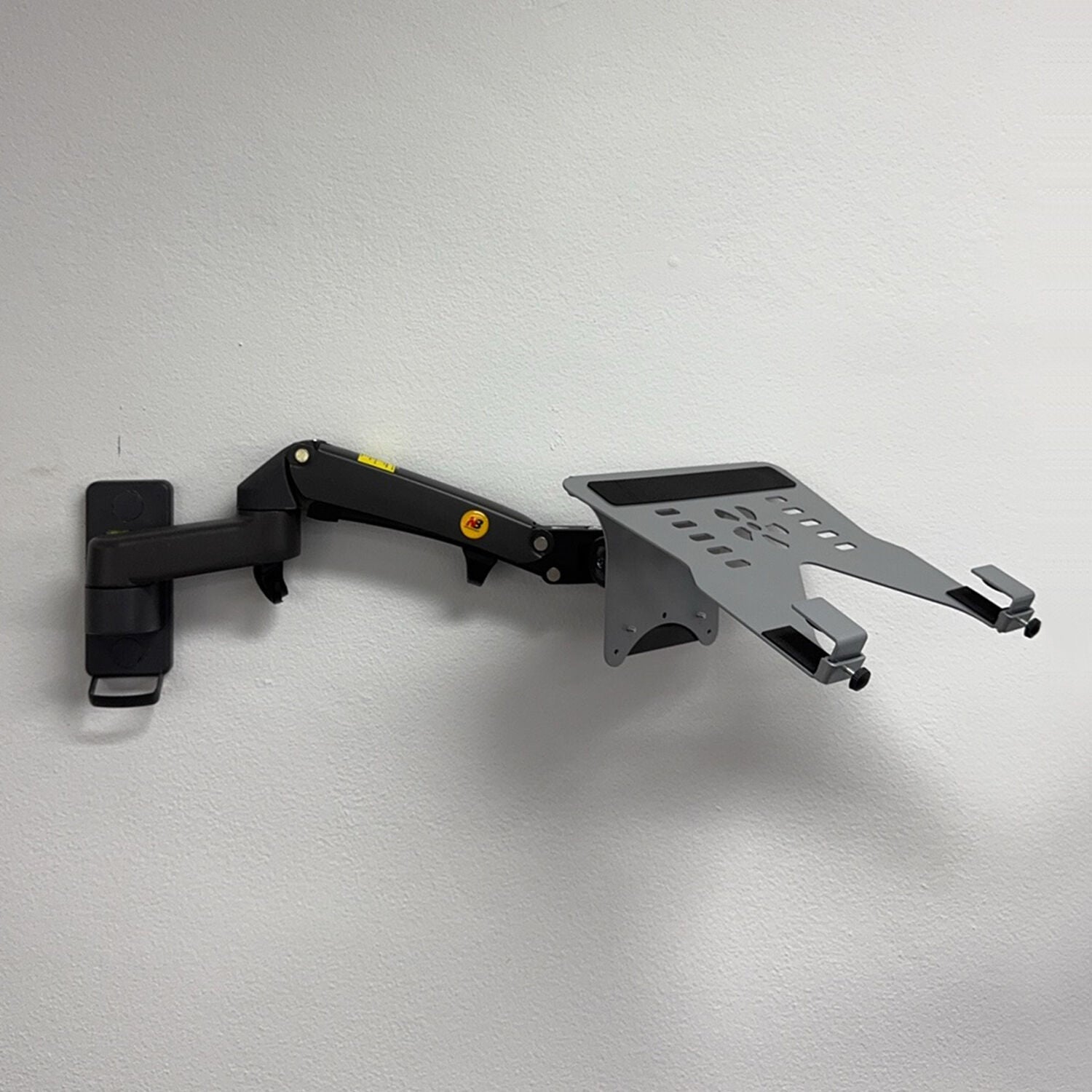 Laptop wall floating mount gas struct F150 with tray