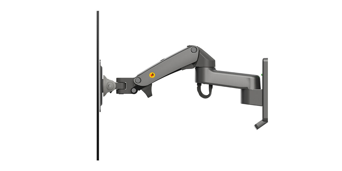 Laptop wall floating mount gas struct F150 with tray