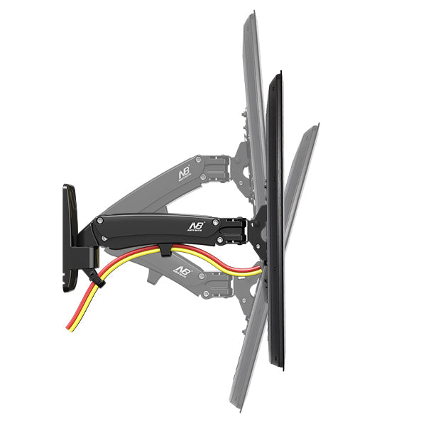 Commercial TV Wall Mount Gas Strut 14-23kg BlackF400