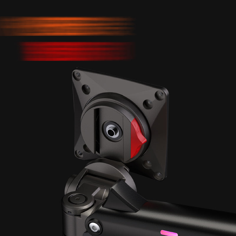 RGB LIGHT Gaming Monitor Arm for Flat/Ultrawide/Curved Screen F5