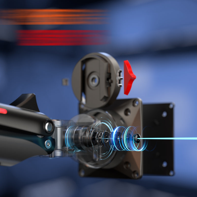 RGB LIGHT Gaming Monitor Arm for Flat/Ultrawide/Curved Mount F5