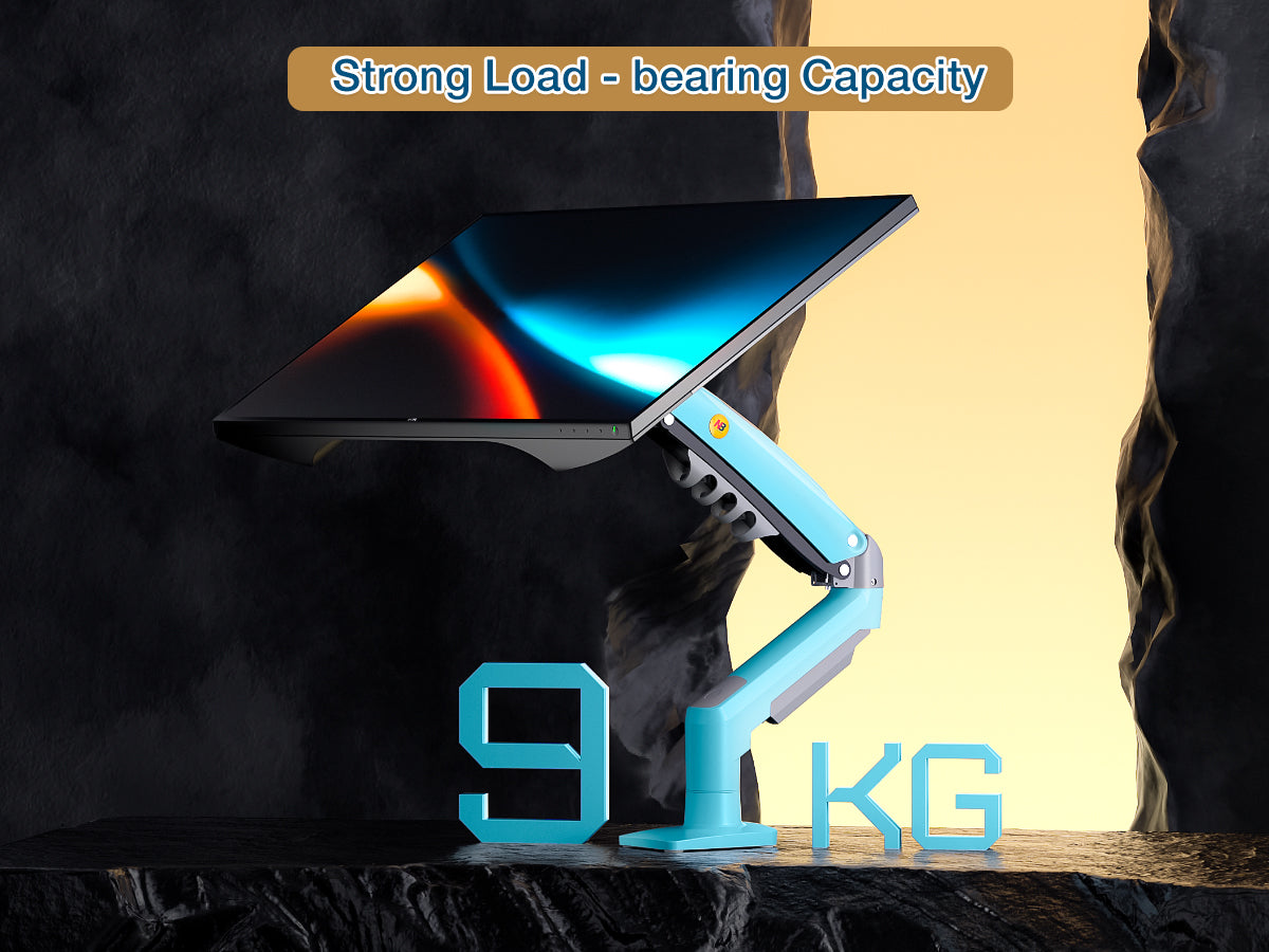 Blue Gas Lift Arm for 17-30" Dual Gaming/Office Use VESA 75/100 F80-XM AU Stock