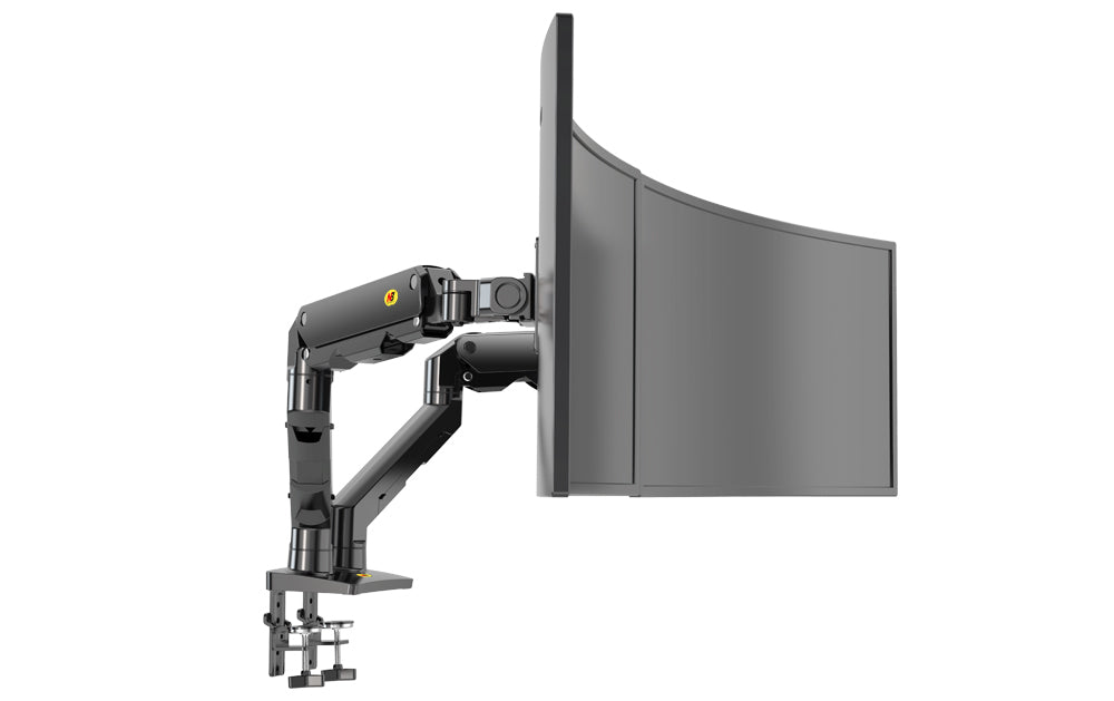 NEW North Bayou G55 16kg Load per arm Dual Monitor Spring Balanced HD 5-16kg per arm for monitors Full Motion Black