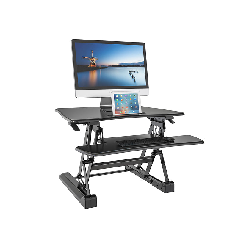 Sit Stand Desk Adjustable Riser 730x590mm GLD07S