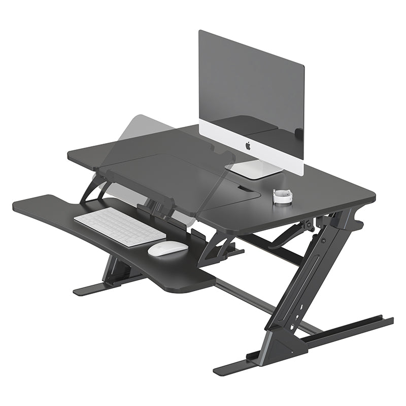 Sit Stand Desk Adjustable Riser Ergonomic Work Station 890x522mm GSD06B