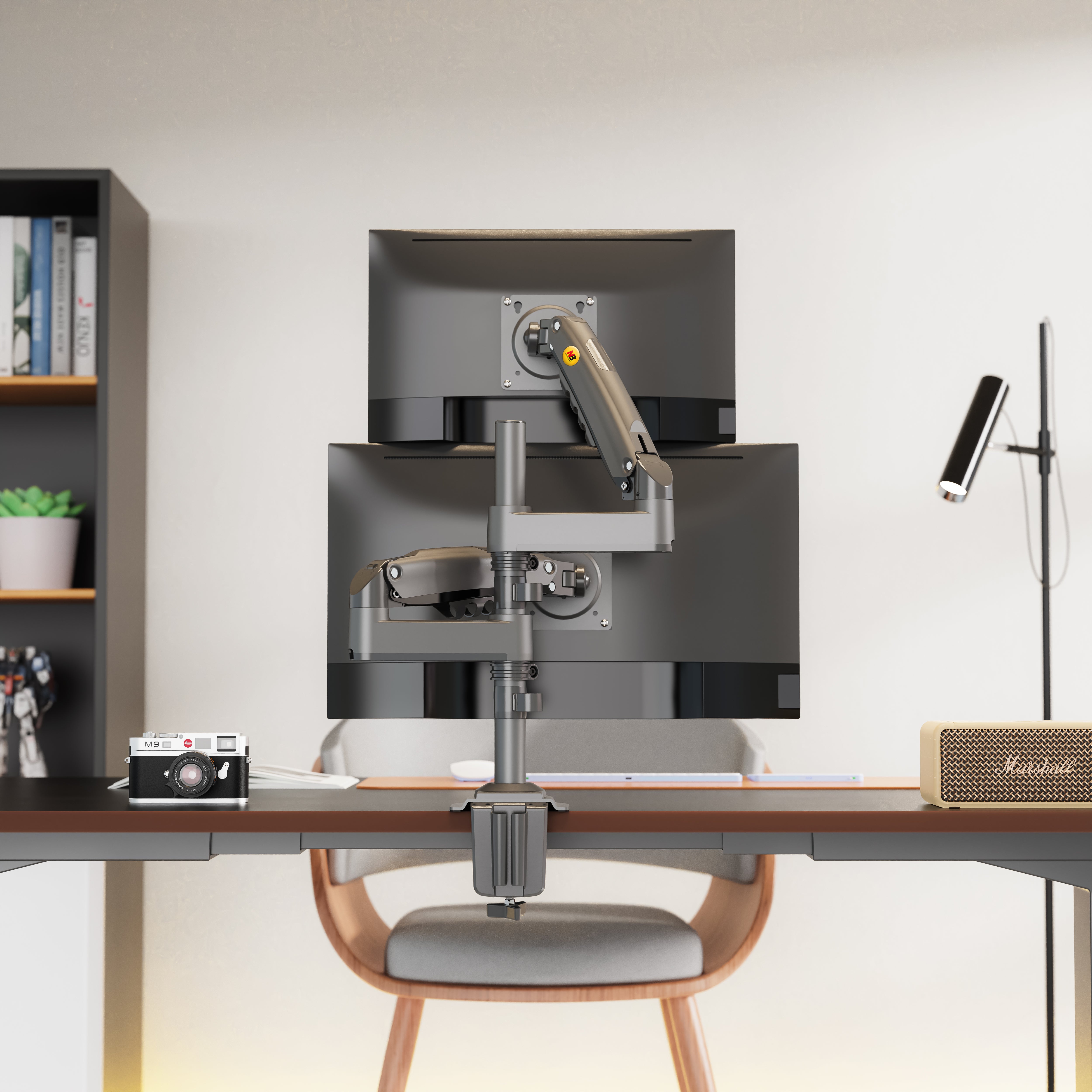 Dual Monitor Arm Ergonomic for Desktops VESA Mount NB-H180