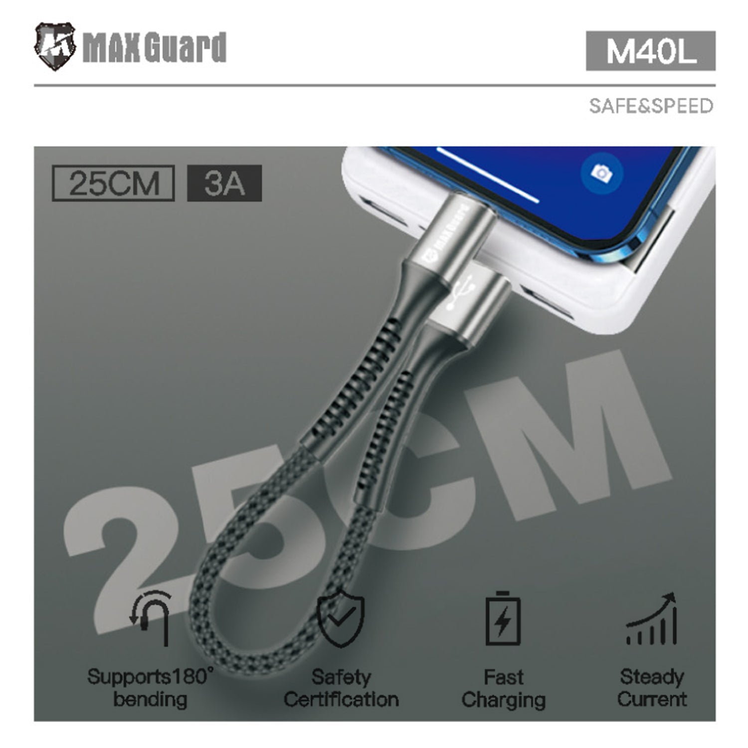 M40L Lightning Cable 25cm