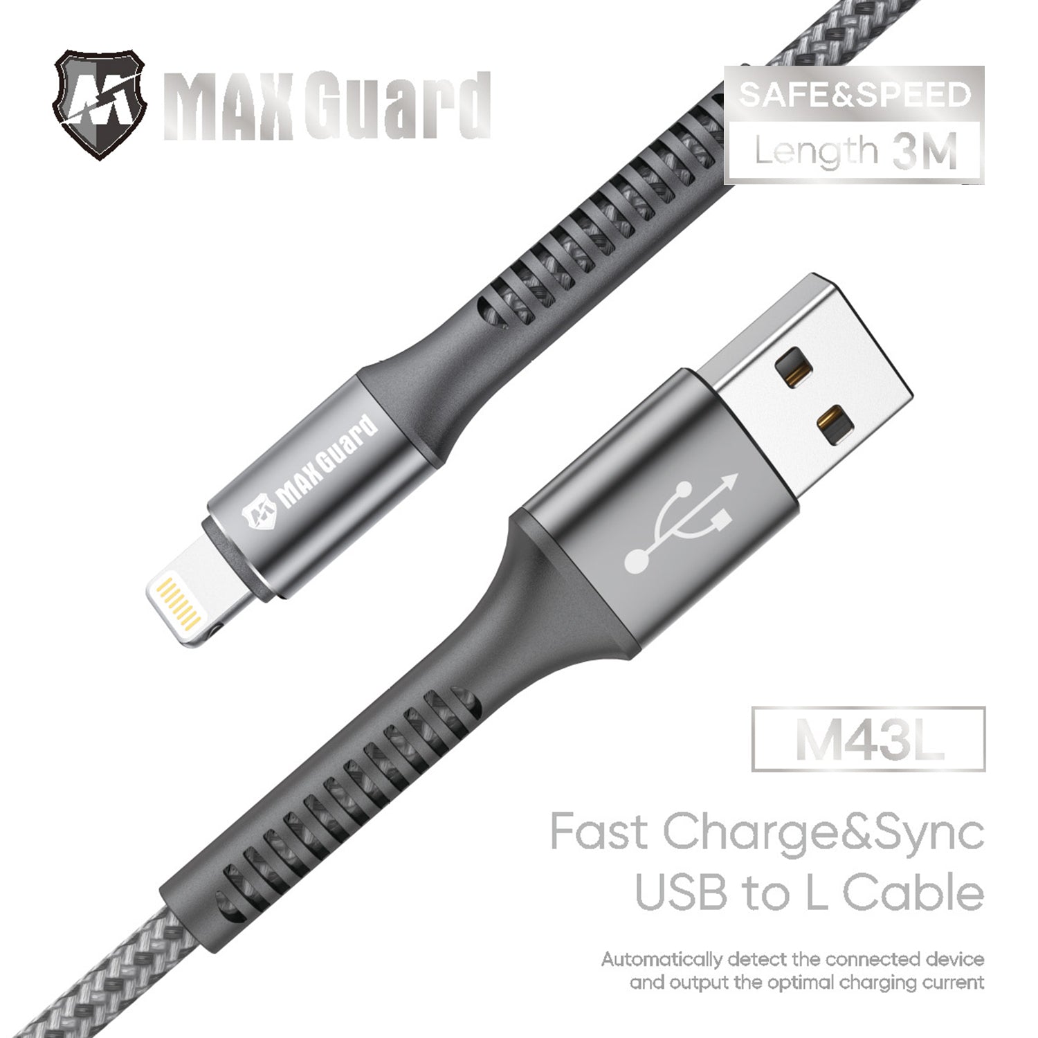 M43L Lightning Cable 3m