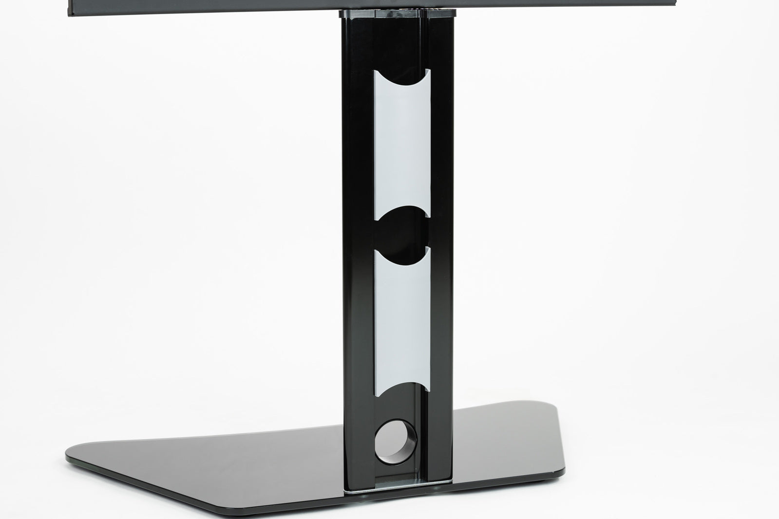 Premium Tabletop TV Stand with Swivel and Height Adjustment - MT301 Black