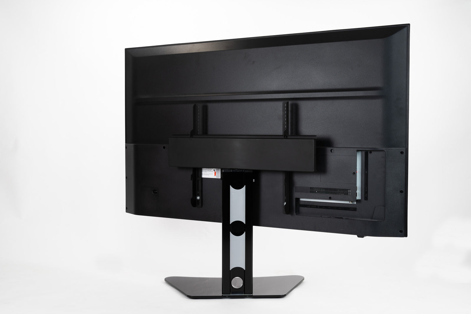 Premium Tabletop TV Stand with Swivel and Height Adjustment - MT301 Black