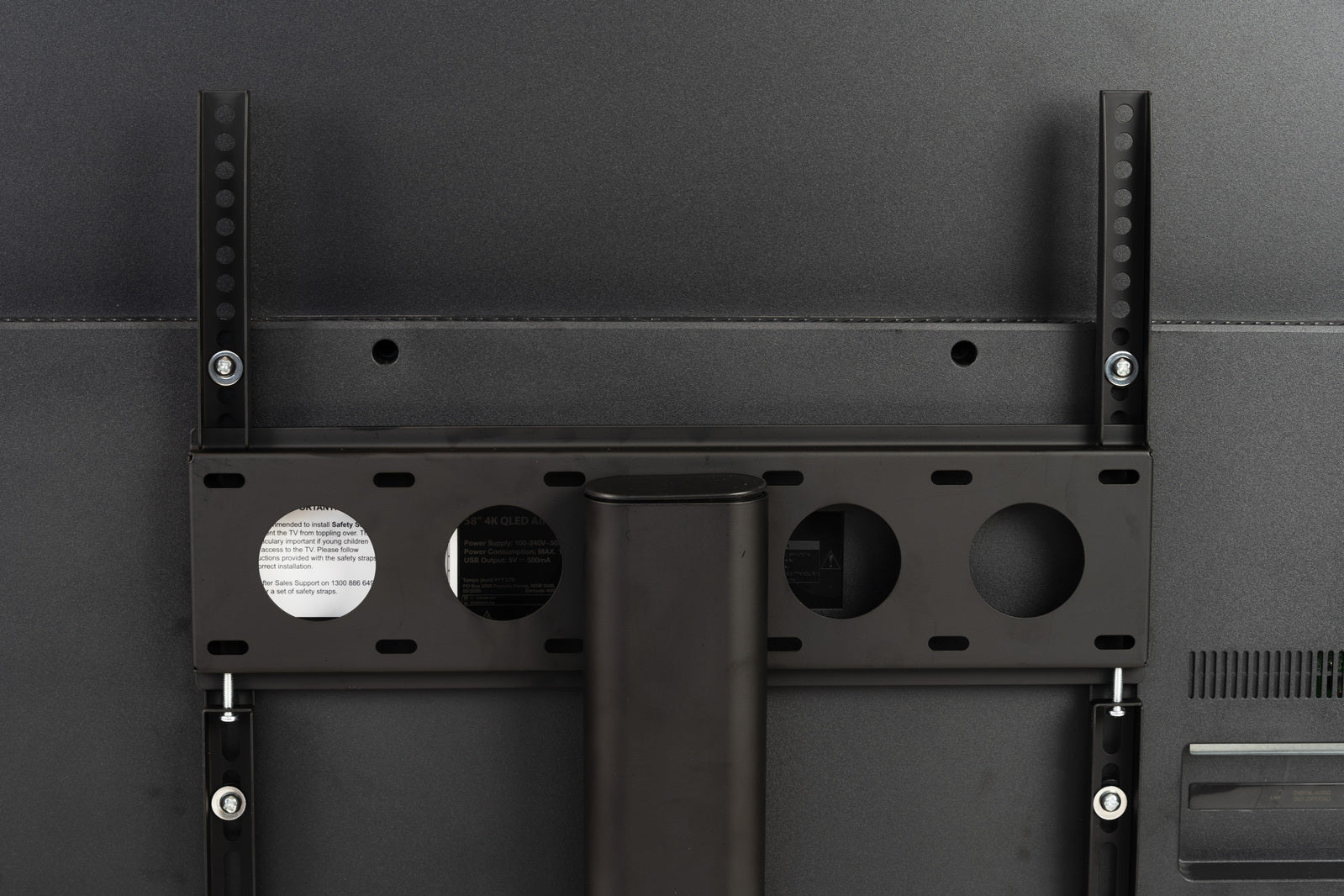 Economic new Tabletop TV Stand with Height Adjustment - MT303 Black