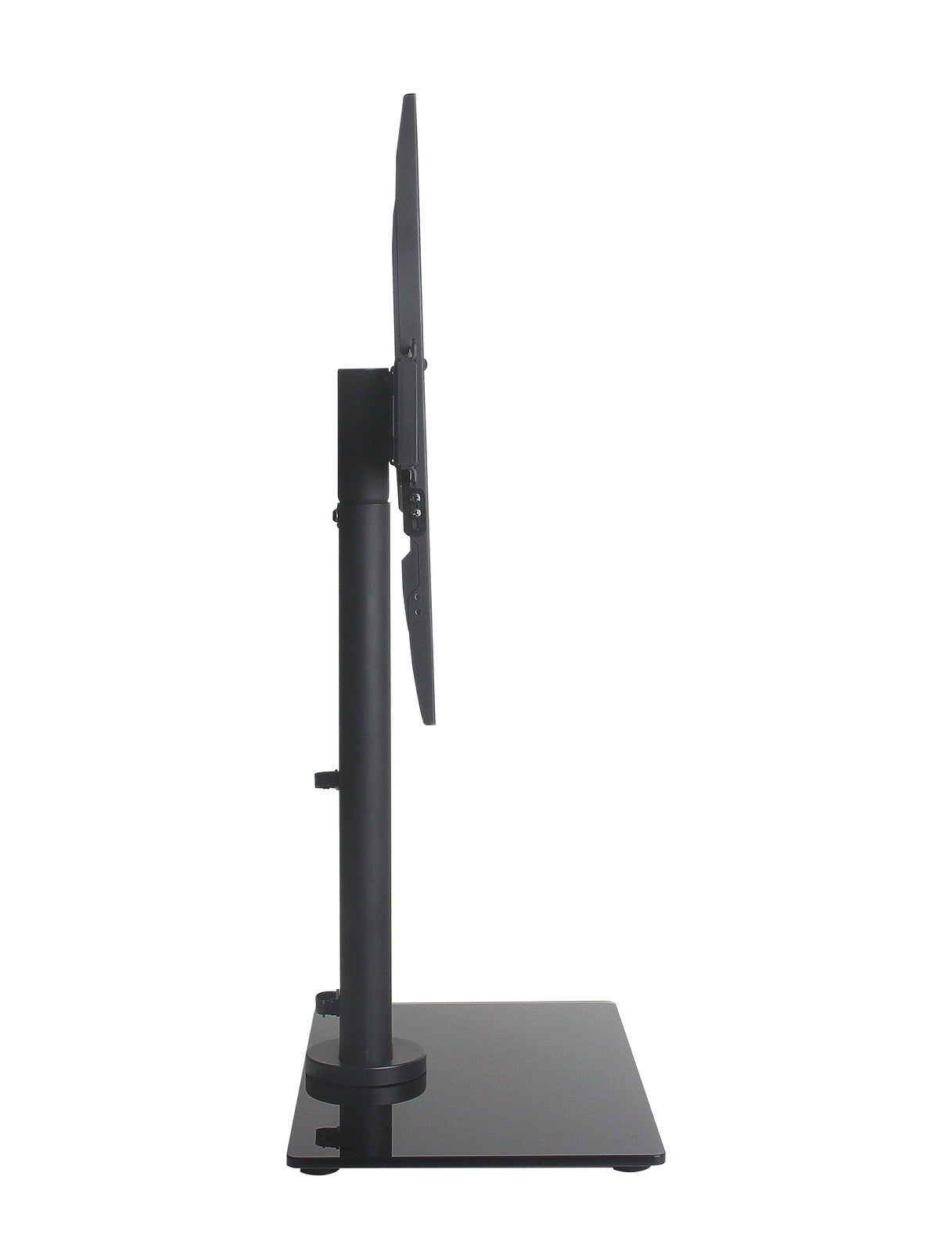 NEW Tabletop TV Stand with Swivel and Height Adjustment - MT304 Black