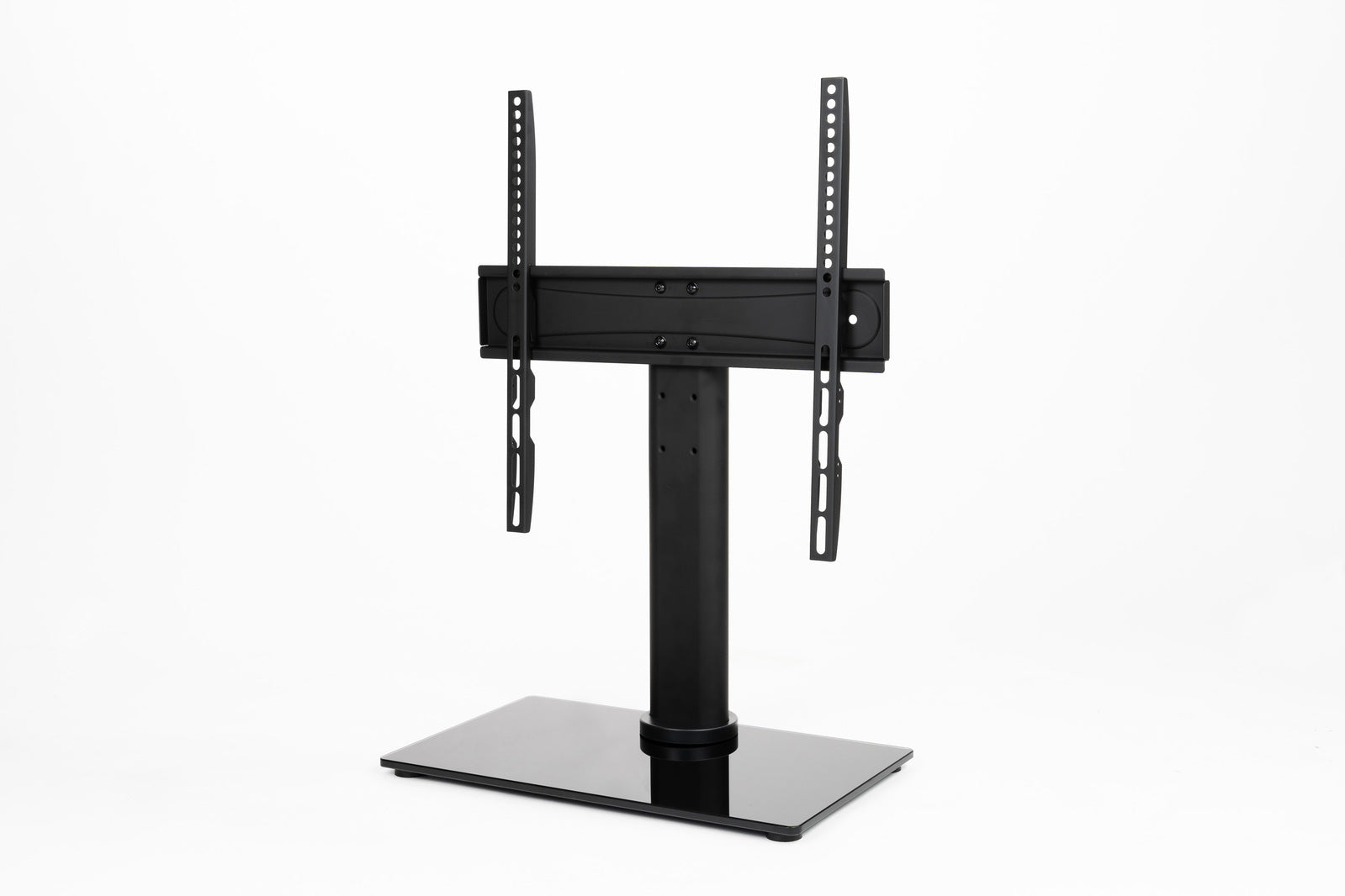 NEW Tabletop TV Stand with Swivel and Height Adjustment - MT304 Black