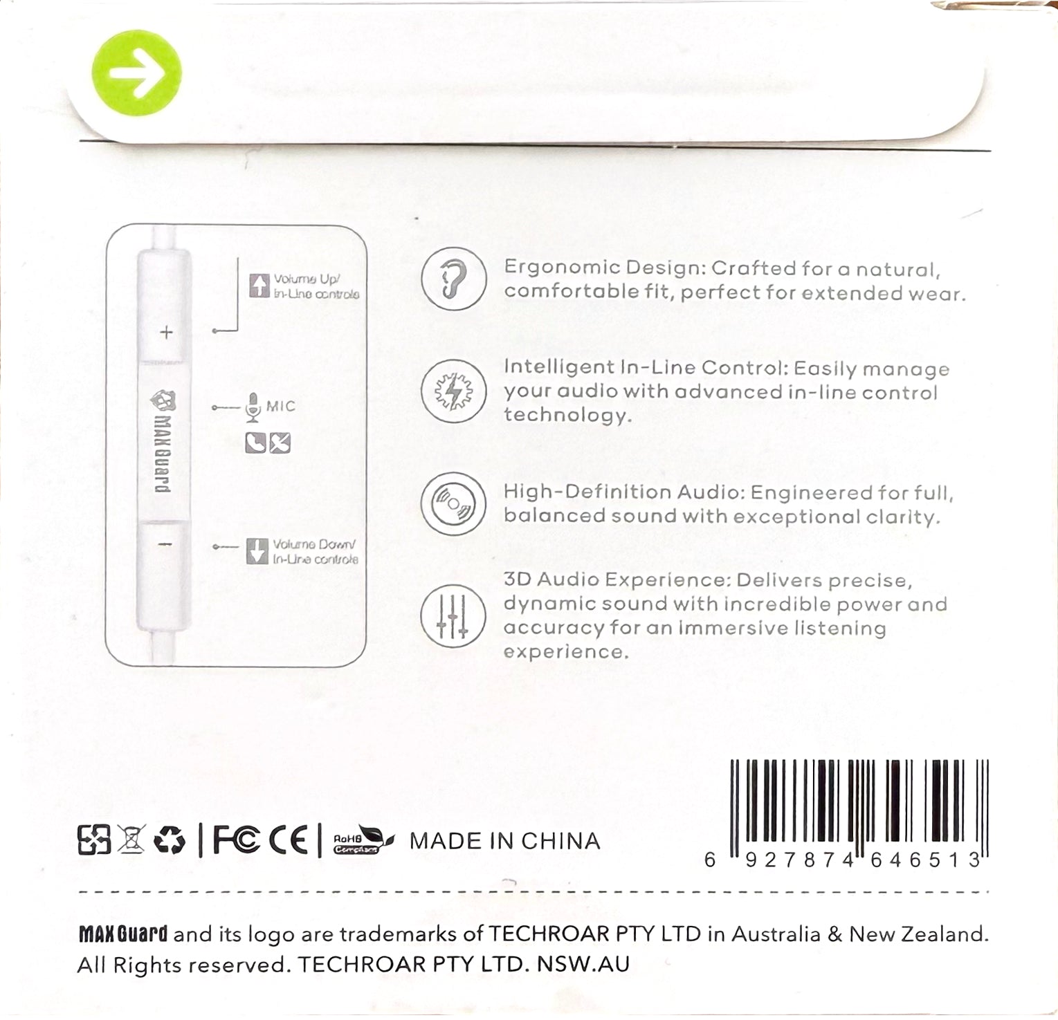 IPHONE LIGHTNING EARPHONE PLUG N PLAY MZ01