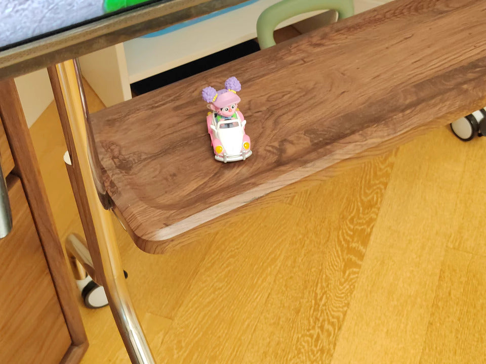 TV TROLLEY stand Stainless Steel with Timber Shelf 32 to 65 inch