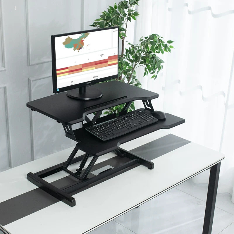 Sit Stand Desk Adjustable Riser Ergonomic Work Station 720x400mm GSD66HC-28M