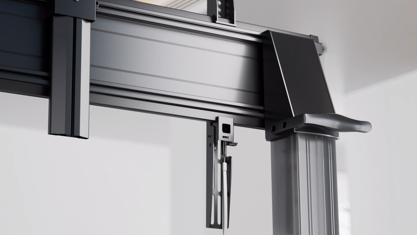 2024 Model T100 Electric Dual Column Lift Heavy Duty Height Mobile Cart